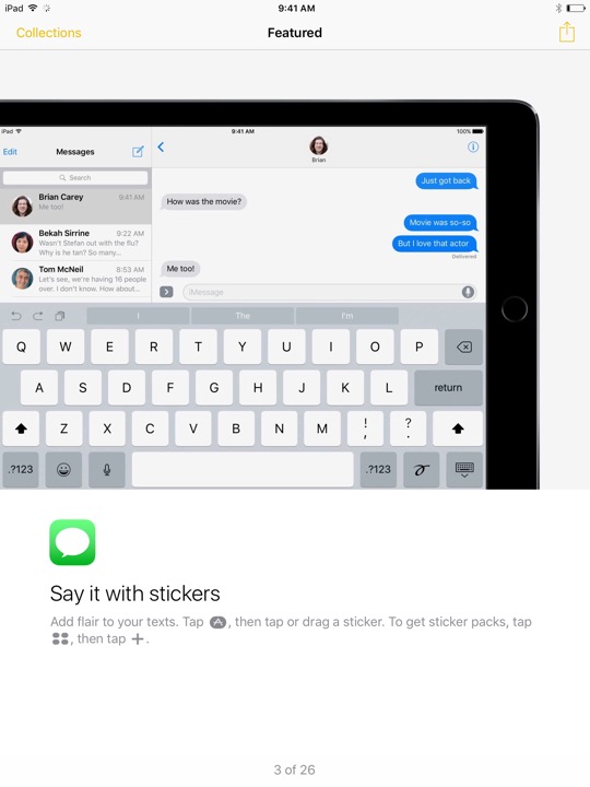 Tips 3 on iPad (5th generation) + iPad mini 4 running iOS 10.3.3