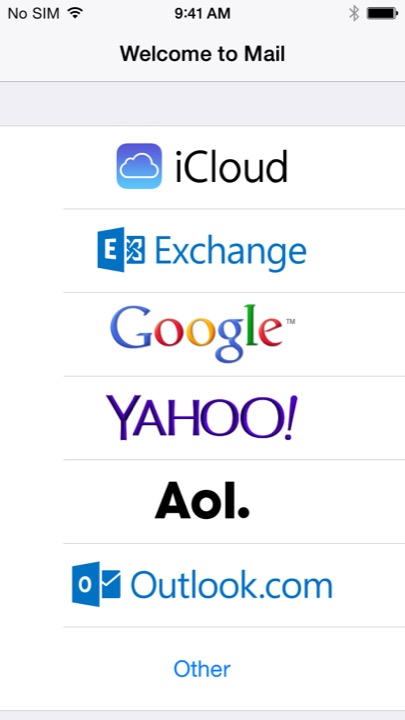 Mail Setup on iPhone 5S + iPhone 5C running iOS 7.1.1