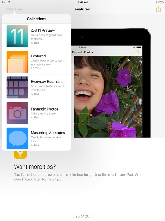 Tips on iPad (5th generation) + iPad mini 4 running iOS 10.3.3