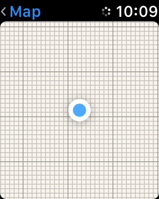 Maps Map on Apple Watch Series 3 (42mm) running watchOS 4.3.1