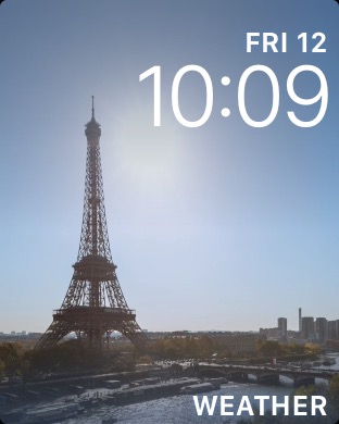 Timelapse – Paris on Apple Watch Series 3 (42mm) running watchOS 4.3.1