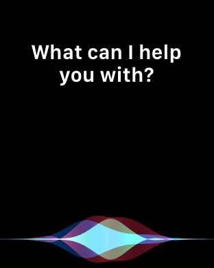 Siri on Apple Watch Series 3 (42mm) running watchOS 4.3.1