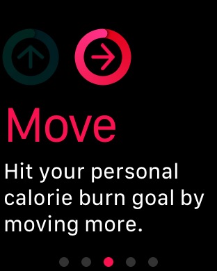 Activity Setup Move on Apple Watch Series 3 (42mm) running watchOS 4.3.1