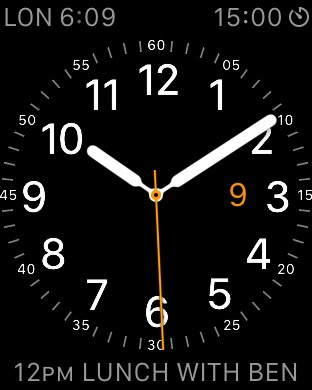 Utility – Watch Milanese Loop Silver on Apple Watch (1st generation) 42mm running watchOS 1.0.1