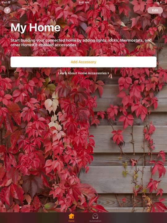 Home App on iPad (5th generation) + iPad mini 4 running iOS 10.3.3