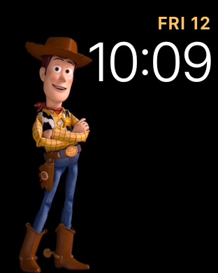 Toy Story – Woody on Apple Watch Series 3 (42mm) running watchOS 4.3.1