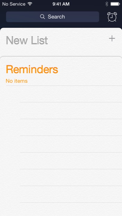 Reminders on iPhone 5S + iPhone 5C running iOS 7.1.1