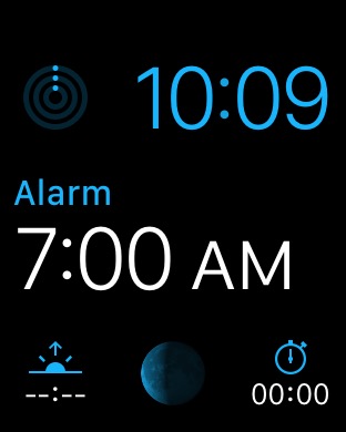 Modular – Sport Blue on Apple Watch (1st generation) 42mm running watchOS 1.0.1