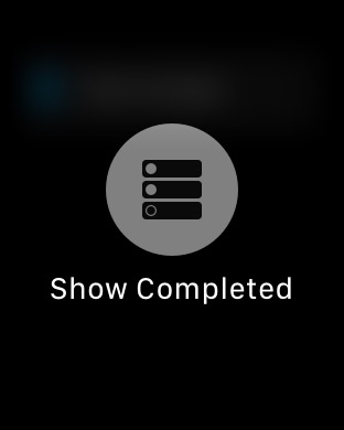 Reminders Force Touch on Apple Watch Series 3 (42mm) running watchOS 4.3.1