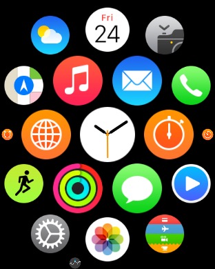 Home on Apple Watch (1st generation) 42mm running watchOS 1.0.1