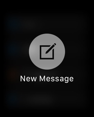 Mail Force Touch on Apple Watch Series 3 (42mm) running watchOS 4.3.1