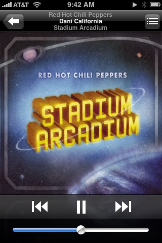 Now Playing Good Status Bar on iPhone (1st generation) running iPhone OS 1.0