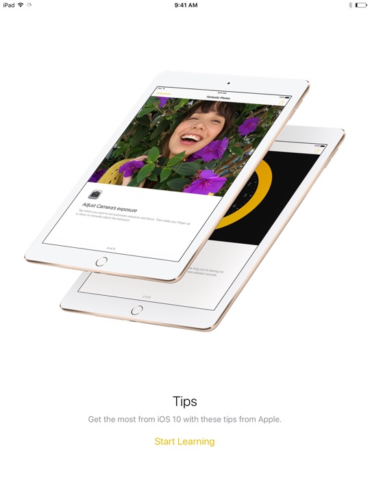 Tips Welcome on iPad (5th generation) + iPad mini 4 running iOS 10.3.3