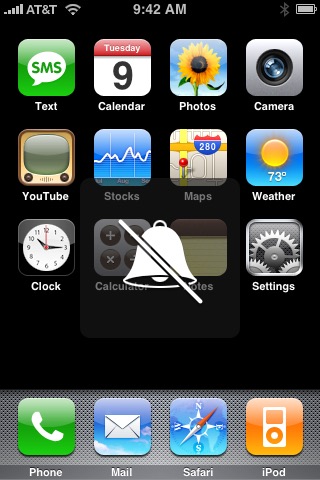 Home Screen Silent on iPhone (1st generation) running iPhone OS 1.0