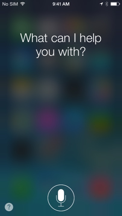 Siri Waiting on iPhone 5S + iPhone 5C running iOS 7.1.1