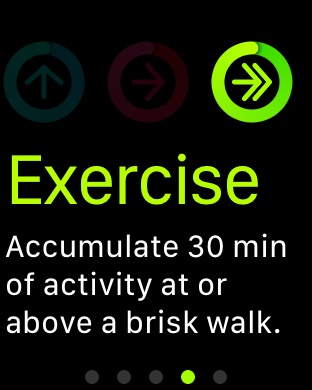 Activity Setup Exercise on Apple Watch Series 3 (42mm) running watchOS 4.3.1