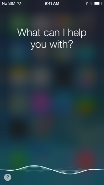 Siri Talking on iPhone 5S + iPhone 5C running iOS 7.1.1