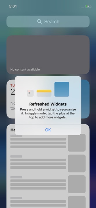 New Widgets on iPhone 12 + iPhone 12 Pro running iOS 14